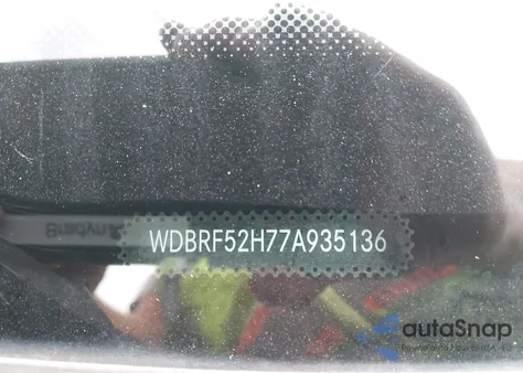 2007 Mercedes-Benz C 230 Sport z USA, uszkodzony, nr VIN WDBRF52H77A935136